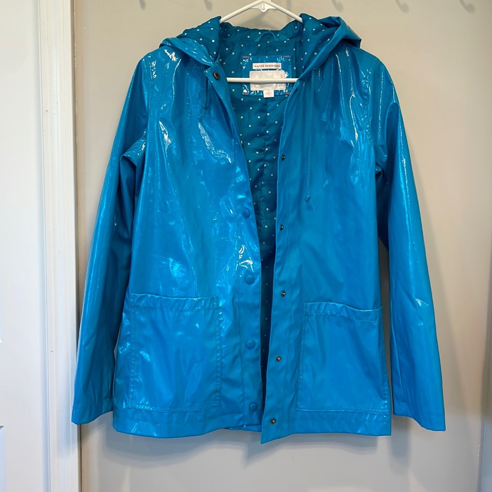 Blue Xhiliration Rain Jacket